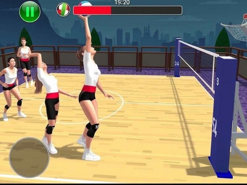 Elite Volley Warriors Game Screenshot